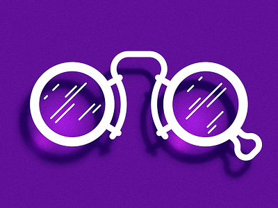 Pince-nez eyeglasses icon pince nez