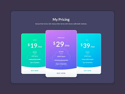 Vector Pricing Table ai eps free pricing table vecotr