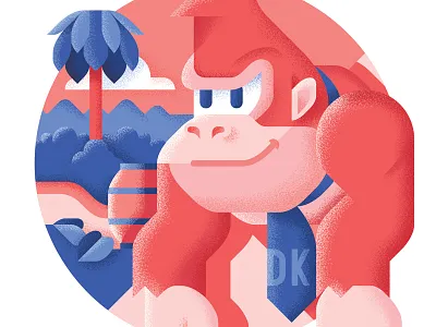 Best platform games ever - Donkey Kong barrels donkey kong illustration jungle platform retro gaming sail ho studio sho studio videogame