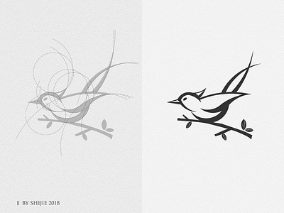 Bird Logo bird illustrator logo sketch