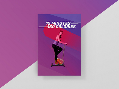 Fitness flyer poster exercise fitness flyer gym health poster sweat