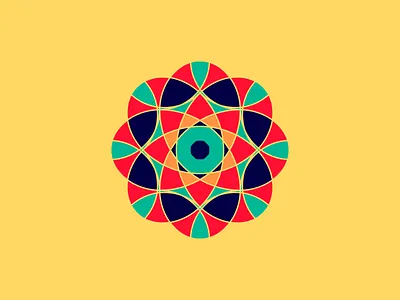 Flower african design flower pattern