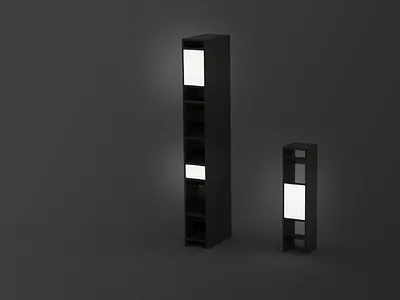 Modular light study concrete light modular product urbain