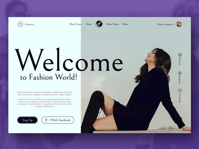 Example of Fashion Site
