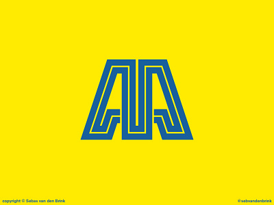 AA logo 1 branding fonts identity lettering letters logo symbol type typography