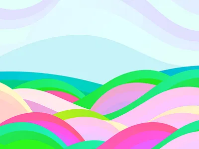 Rose Valley art colors illustration rose valley