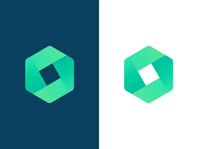 SVL logo branding cube exploration gradiant guidelines hexagon housing identity logo minimal volume