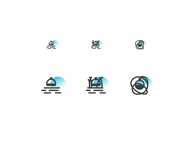 Fishing Icons app app icon bobber fishing icons illustration water