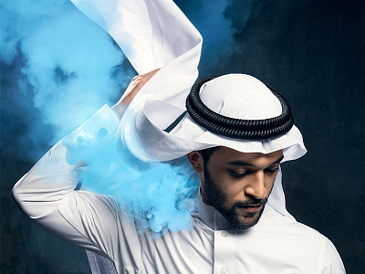 Rawah smoke digital art multiple image composition postproduction retouching smoke