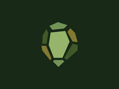Off-road Living Shell badge gem l living logo off road off road offroad overland shell turtle unused