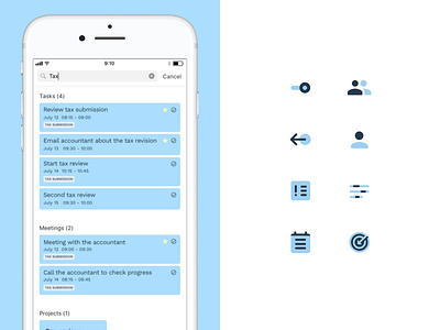 Ahead - iOS ahead app calendar icons project schedule task time managment today