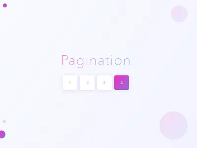 Pagination 085 gradient dailyui day pagination purple