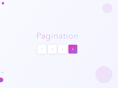 Pagination 085 gradient dailyui day pagination purple