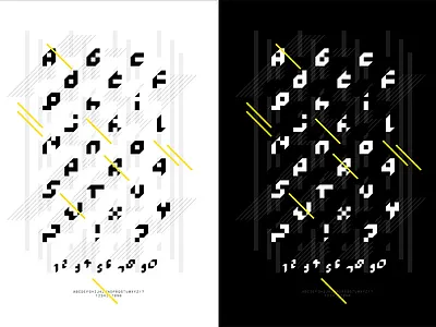 Typographic Posters abc alphabet detail geometric poster type typeface typeset typesetting typography