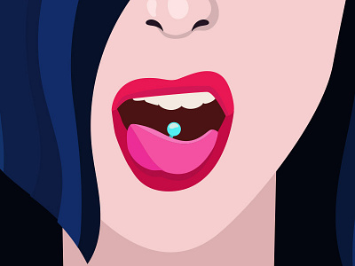 Girl's language characterdesign characters vector vectorillustration