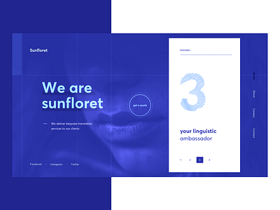 Sunfloret concept concept cuberto graphics icons illustration landing page sketch ui ux web