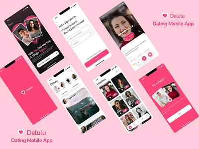 Dating Mobile App Design app design dating mobile app ui uiux