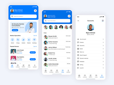 Health Care App android app app design appointment app check up design doctor appointment app health health app health care app healthcare ios ios app medical mobile app online doctor app online doctor booking pharmacy app ui design ui ux design