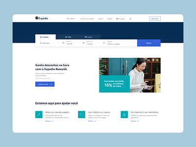 Expedia Redesign Landing Page branding landing landing page landing page design landing page ui redesign ui ux webdesign wesite