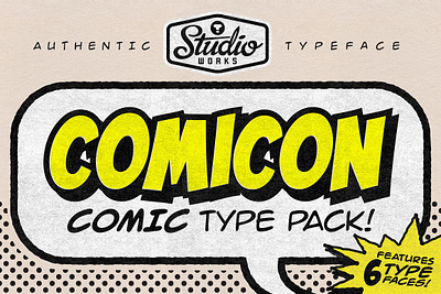 Comicon Comic Type Pack! cartoon cartoon font comic comic book comic book font comic book style comic fonts comic style font comicon comic type pack! detective handwritten marvel script speedball superhero superhero font