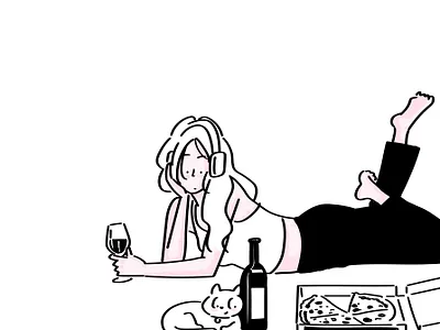 Saturday Vibes illustration vibes