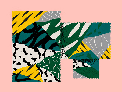 Ratio Pattern abstract color green pattern shape texture yellow