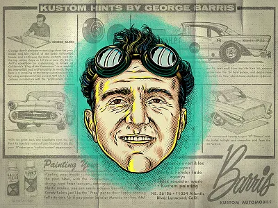 Hot Rod Heroes #3 adobe draw adobe illustrator adobe photoshop barris kustom custom cars hirohata mercury illustration lowbrow vector vector art