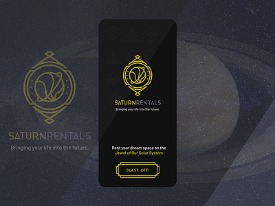 SATURN RENTALS App Splash adobexd app ios splash ui ux