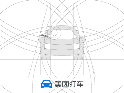 美团打车ICON brand icon 图标 美团打车