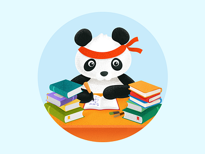 Good Good Study Day Day Up illustration