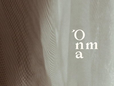 Onma Custom Wordmark cosy custom font serif soft subtle typeface warm