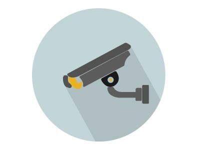 CCTV Camera vector Icon camera cctv creativedesign flaticondesign fridayicon graphicdesign illustration lens vectorappicon view webicon