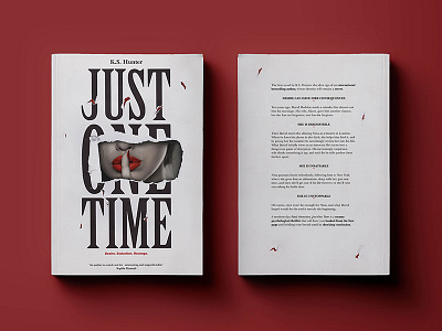 Just One Time cover design digital editorial gradient icon illustration layout logo monogram print type typography