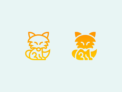 Foxy Lady design fox animal icon icons8 outlined ui design