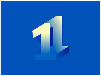 Vector Number 11 illustration