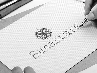 logo sketch application beauty branding flower green health logo skincare website