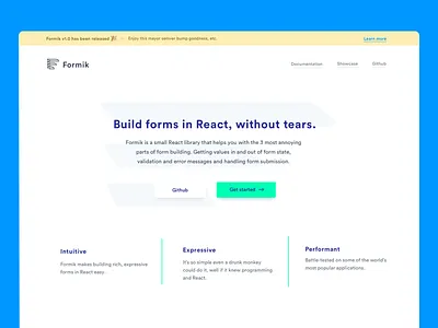 Daily UI: #003 - Landing page formik landing