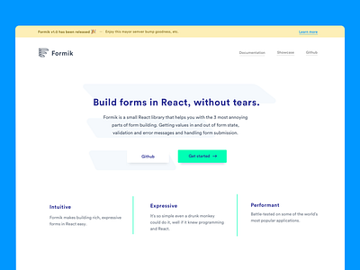 Daily UI: #003 - Landing page formik landing
