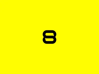 Snapchat chat concept logo mark minimal monogram redesign s snapchat symbol yellow
