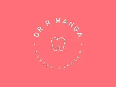 Dr Manga Dental Surgeon brand dental dentistry doctor logo logotype surgeon type