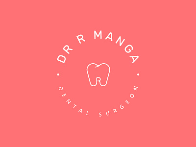Dr Manga Dental Surgeon brand dental dentistry doctor logo logotype surgeon type