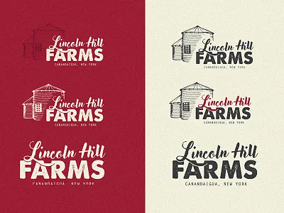 Lincoln Hill Farms Brand beer brand craft farm logo