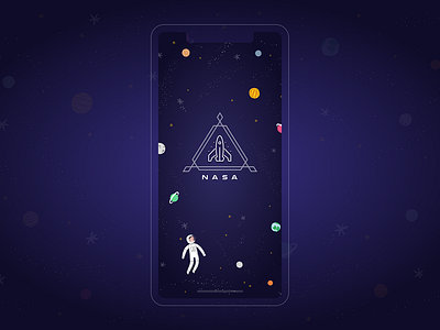 Nasa Playoff nasa playoff space splash splash screen