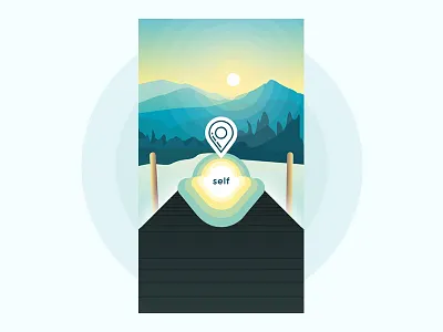 Self: The way to absolute absolute adobe xd contest creative mints introspect madewithadobexd meditation realization rebound self splashscreen xd