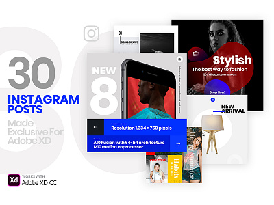 Instagram Post Xd adobe xd instagram post