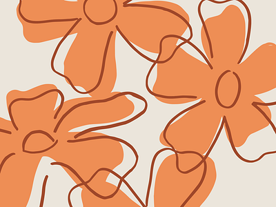 Flowers adobe illustrator flowers hand drawn illustration lines