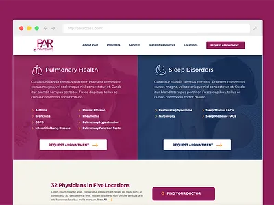 PAR Website Design design website