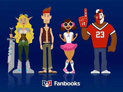 Fanbooks Fans cartoons illustrations publishing