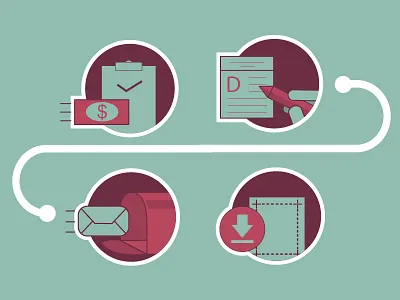 Registration Icon design icon registration vector