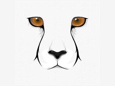 Predator's Stare big cat cat cheetah forsale graphic illustration minimal nature vector